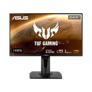 ASUS TUF Gaming VG259Q 25 Inch Gaming Monitor (Adaptive-Sync, 1ms Response Time, 144Hz Refresh Rate, Frameless, FHD, IPS Panel, HDMI, DisplayPort, Speakers)