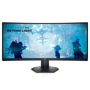 Dell 34 S3422DWG 34‰Û_ 21:9 Curved FreeSync WQHD 144 Hz HDR VA Gaming Monitor