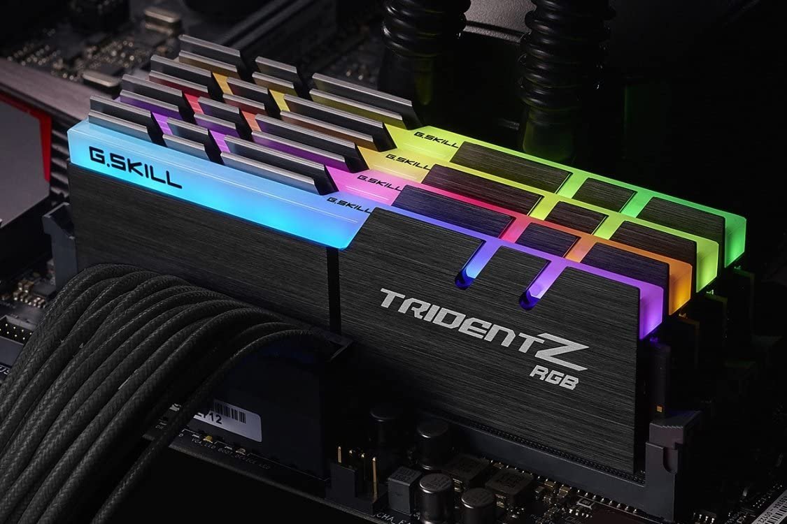 G.skill Trident Z Series 32GB (2x16GB) 4000 MHz DDR4 Memory F4-4000C19D-32GTZKK G.skill Trident Z Series 32GB (2x16GB) 4000 MHz DDR4 Memory F4-4000C19D-32GTZKK