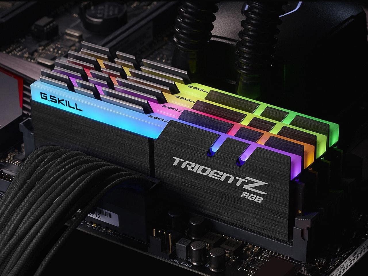 G.SKILL TridentZ RGB 32GB (4 x 8GB) DDR4 4000 Memory F4-4000C18Q-32GTZR G.SKILL TridentZ RGB 32GB (4 x 8GB) DDR4 4000 Memory F4-4000C18Q-32GTZR