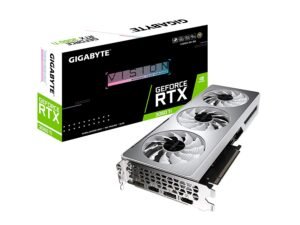Gigabyte GeForce RTX 3060 TI Vision OC LHR 8GB GDDR6 256-Bit Gaming Graphic Card GV-N306TVision OC-8GD