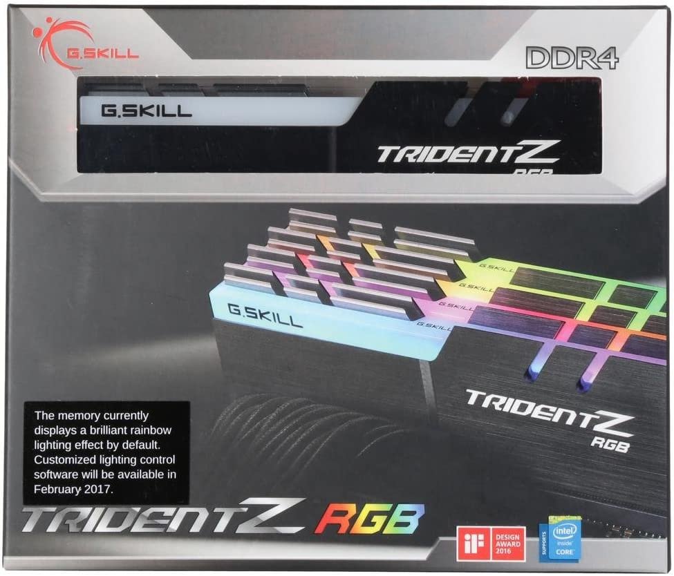 G.SKILL TridentZ RGB 32GB (4 x 8GB) DDR4 4000 Memory F4-4000C18Q-32GTZR G.SKILL TridentZ RGB 32GB (4 x 8GB) DDR4 4000 Memory F4-4000C18Q-32GTZR