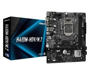 ASROCK H410M-HDV M.2 MOTHERBOARD (INTEL SOCKET 1200/10TH GENERATION CORE SERIES CPU/MAX 64GB DDR4 2933MHZ MEMORY)
