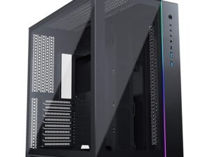 PHANTEKS Metallic Gear Neo Qube Black Tempered Glass Steel E-ATX Mid Tower Desktop Chassis MG-NE620Q_DBK01