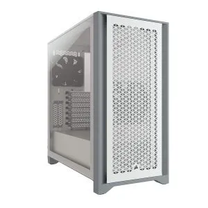 Corsair 4000D AIRFLOW Tempered Glass Mid-Tower ATX White Cabinet CC-9011201-WW
