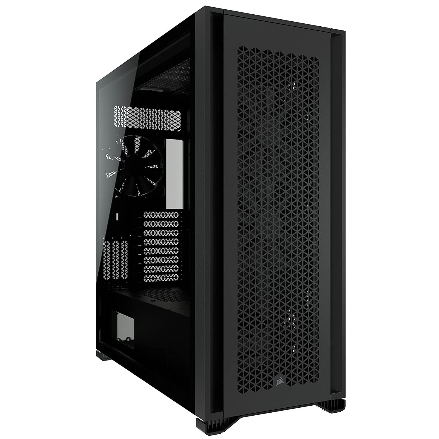 Corsair iCUE 220T RGB Airflow Tempered Glass Black Mid-Tower Smart Case CC-9011173-WW
