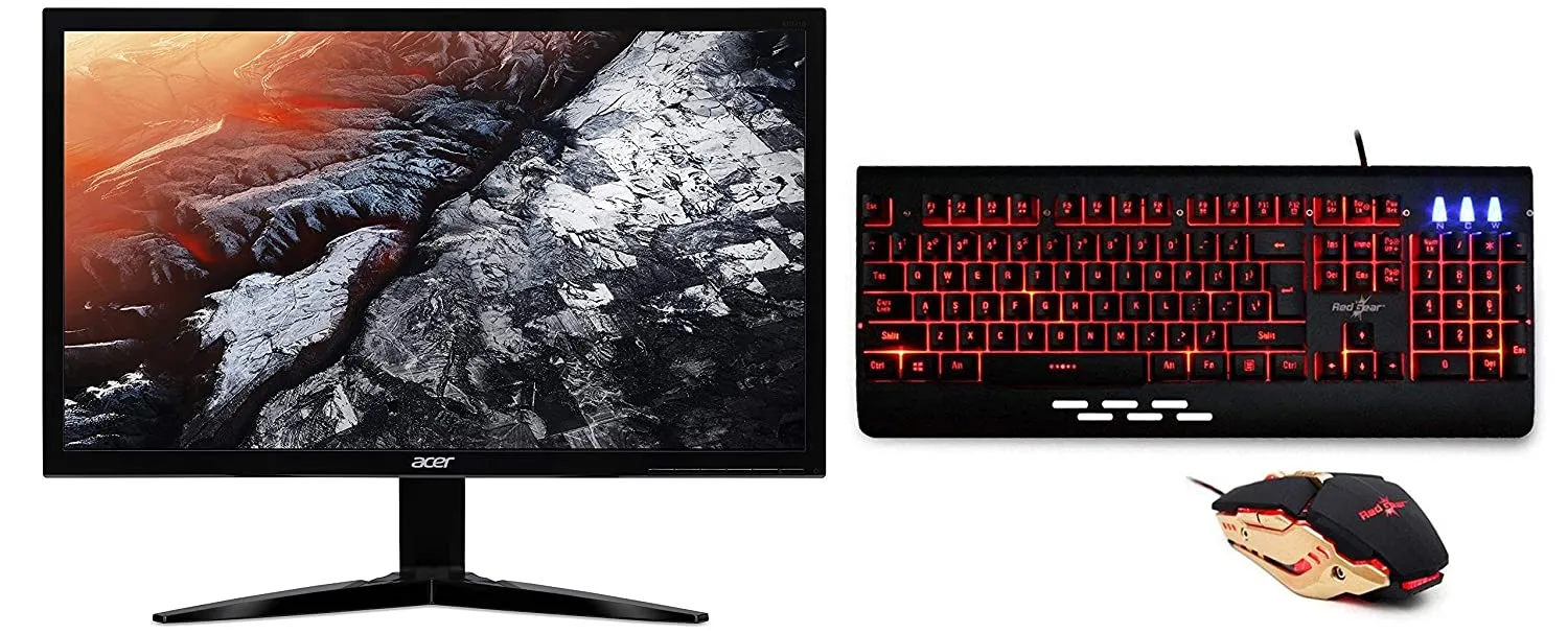Acer ET322QK 32 Inch Gaming Monitor (AMD FreeSync, 4ms Response Time, Frameless, 4K UHD VA Panel, HDMI, DisplayPort, Speakers)