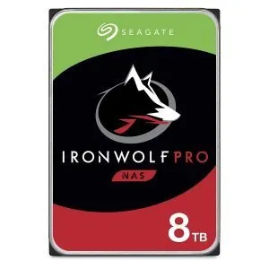 Seagate IronWolf Pro 8TB NAS Hard Drive 7200 RPM 256MB Cache CMR SATA 6.0Gb/s 3.5‰Û_ Internal HDD ST8000NE001