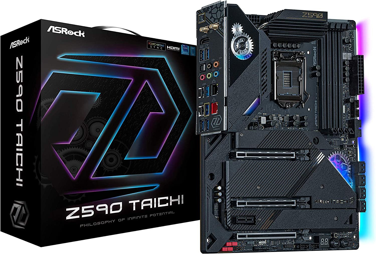 ASRock Z590 OC FORMULA LGA 1200 Intel Z590 SATA 6Gb/s Extended ATX Intel Motherboard