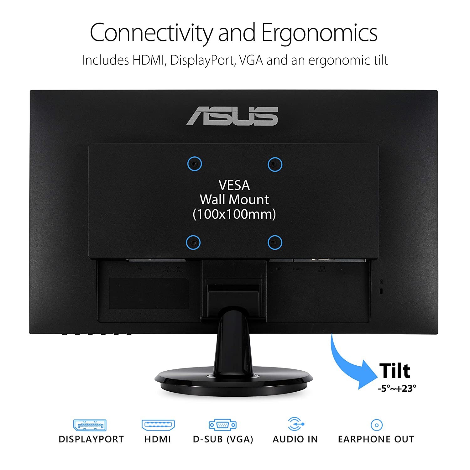 ASUS VA24DQ 23.8‰Û_ 16:9 FreeSync Eye Care IPS Monitor ASUS VA24DQ 23.8‰Û_ 16:9 FreeSync Eye Care IPS Monitor