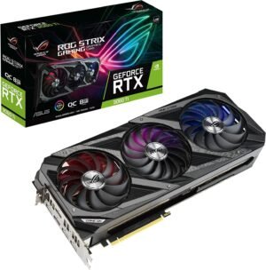 ASUS ROG Strix GeForce RTX 3060 Ti V2 OC Edition 8GB GDDR6 with LHR Graphic Card ROG-STRIX-RTX3060TI-O8G-V2-Gaming