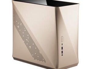 Fractal Design Era ITX Mini Tower Case (Gold with Tempered Glass) FD-CA-ERA-ITX-CHP