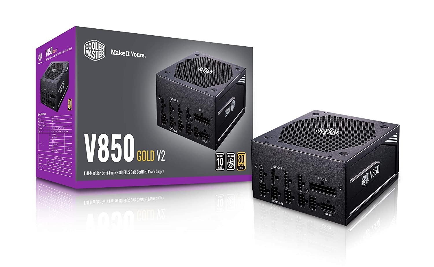 Cooler Master MWE 650 WHITE 230V V2 650 Watt 80 PLUS Certified PSU MPE-6501-ACABW-IN