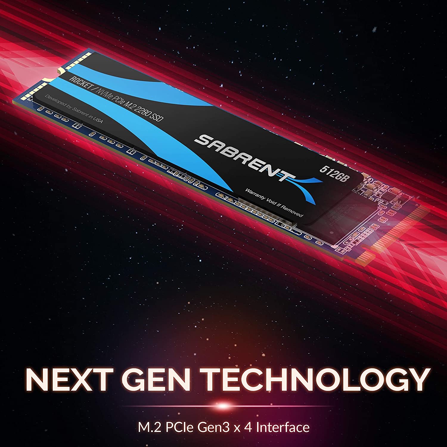 Sabrent 512GB ROCKET NVMe PCIe Gen3 x 4 M.2 2280 Internal SSD Solid State Drive SB-ROCKET-512 Sabrent 512GB ROCKET NVMe PCIe Gen3 x 4 M.2 2280 Internal SSD Solid State Drive SB-ROCKET-512