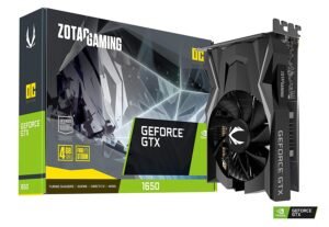 Zotac Gaming GEFORCE GTX 1650 OC 4GB GDDR6 128-BIT Gaming GRAPHICS CARD ZT-T16520F-10L