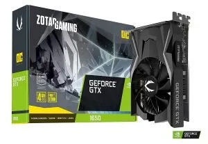 Zotac Gaming GEFORCE GTX 1650 OC 4GB GDDR6 128-BIT Gaming GRAPHICS CARD ZT-T16520F-10L