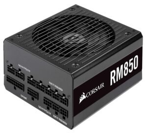 Corsair RM Series RM850 850 Watt 80 PLUS Gold Certified Fully Modular PSU CP-9020196-UK
