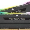 Corsair VENGEANCE RGB PRO SL Series 32GB (16GBx2) DDR4 3200MHz Black Memory CMH32GX4M2E3200C16