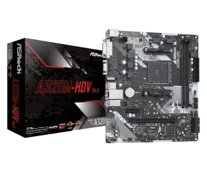 Asrock A320M-HDV R4.0 AMD A320 Micro ATX Motherboard