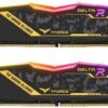 TEAMGROUP T-Force Delta RGB TUF Gaming Alliance 32GB (2x16GB) 3200MHz Memory TF9D432G3200HC16CDC01