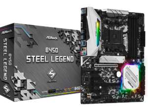 ASRock B450 Steel Legend AM4 AMD Promontory B450 ATX AMD Motherboard