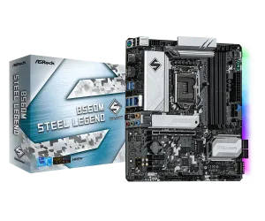 ASRock B560M Steel Legend Socket LGA 1200 Micro ATX Motherboard