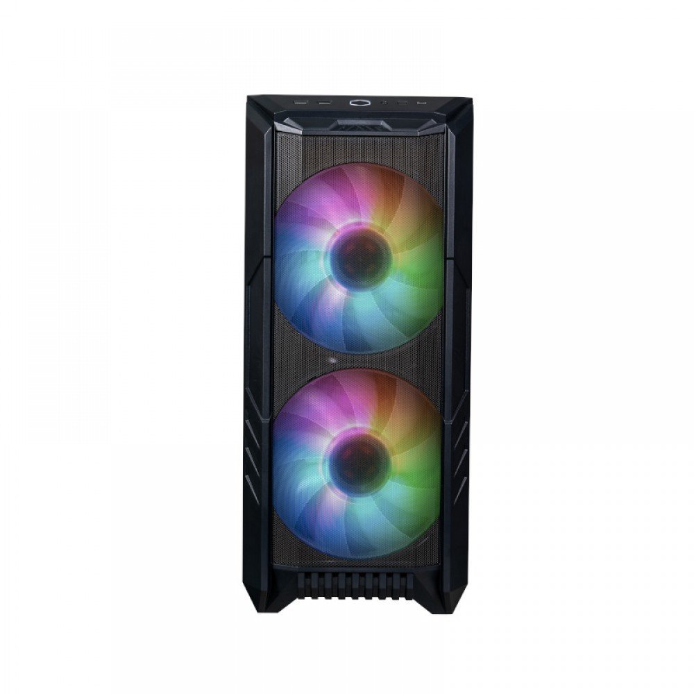 Cooler Master MasterBox MB500 (ATX) Mid Tower Cabinet   With Tempered Glass Side Panel And RGB Controller MCB-B500D-KGNN-S00