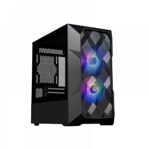 Cooler Master TD300 Mesh ARGB (M-ATX) Mini Tower Cabinet (Black) TD300-KGNN-S00
