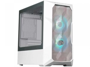 Cooler Master TD300 Mesh ARGB (M-ATX) Mini Tower Cabinet (White) TD300-WGNN-S00