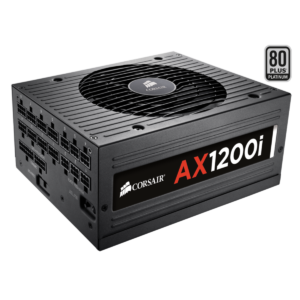 Corsair AXi AX1200i 1200W 80+ Platinum Certified Fully Modular ATX Power Supply CP-9020008-UK