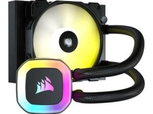 Corsair H55 RGB All in one 120MM CPU Liquid Cooler (Black) CW-9060052-WW
