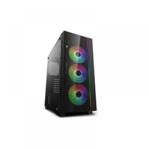 Deepcool MATREXX 55 V3 ADD-RGB 3F Mid Tower Black Cabinet With Tempered Glass Side Panel DP-ATX-MATREXX55V3-AR-3F