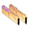 G.Skill TZ Royal Gold Series 64GB (2x32GB) 3600 MHz DDR4 Memory F4-3600C16D-64GTRG