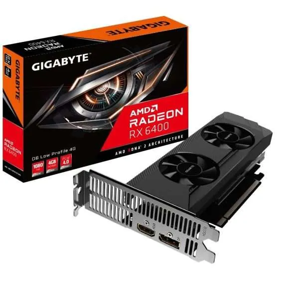 Gigabyte AMD Radeon RX 6400 D6 Low Profile 4GB GDDR6 Graphics Card Laptop Store Jaipur
