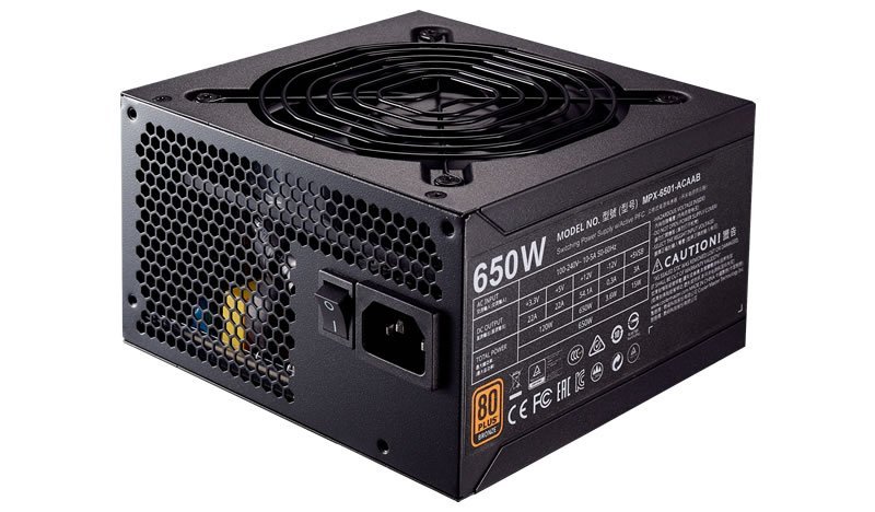 Cooler Master MWE Bronze 650W Power Supply MPX-6501-ACAAB-UK Cooler Master MWE Bronze 650W Power Supply MPX-6501-ACAAB-UK