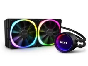 NZXT Kraken X63 ARGB All In One 280mm CPU Liquid Cooler And CAM Compatible With AER RGB Fan RL-KRX63-R1