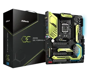 ASRock Z590 OC FORMULA LGA 1200 Intel Z590 SATA 6Gb/s Extended ATX Intel Motherboard