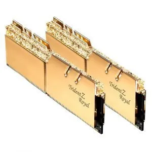 G.Skill Trident Z Royal Gold 16 GB (2 x 8GB) 4000 MHz DDR4 Memory F4-4000C17D-16GTRG