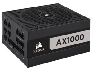 Corsair AX1000 1000 Watt 80 PLUS Titanium Certification Fully Modular SMPS CP-9020152-UK Corsair AX1000 1000 Watt 80 PLUS Titanium Certification Fully Modular SMPS CP-9020152-UK