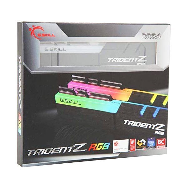 G.skill Trident Z RGB Series 32GB (2x16GB) 3600 MHz DDR4 Memory F4-3600C18D-32GTZR G.skill Trident Z RGB Series 32GB (2x16GB) 3600 MHz DDR4 Memory F4-3600C18D-32GTZR