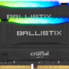 Crucial Ballistix RGB 32GB (16GB x2) 3600 MHz DDR4, DRAM, Desktop Gaming Memory BL2K16G36C16U4BL