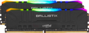 Crucial Ballistix RGB 32GB (16GB x2) 3600 MHz DDR4, DRAM, Desktop Gaming Memory BL2K16G36C16U4BL