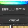 Crucial Ballistix RGB 8GB DDR4-3200 Desktop Gaming Memory (Black) BL8G32C16U4BL