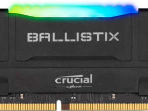 Crucial Ballistix RGB 8GB DDR4-3200 Desktop Gaming Memory (Black) BL8G32C16U4BL