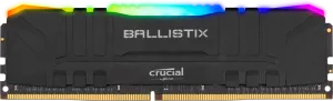 Crucial Ballistix RGB 8GB DDR4-3200 Desktop Gaming Memory (Black) BL8G32C16U4BL