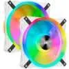 Corsair iCUE QL140 RGB Dual Fan with Lighting Node Core White