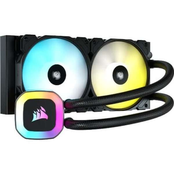 Corsair H100 RGB All in one 240MM CPU Liquid Cooler (Black) CW-9060053-WW
