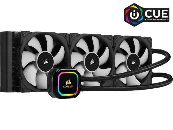 Corsair H100 RGB All in one 240MM CPU Liquid Cooler (Black) CW-9060053-WW