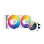 DeepCool GAMMAXX L240 ARGB AIO CPU Liquid Cooler (White)
