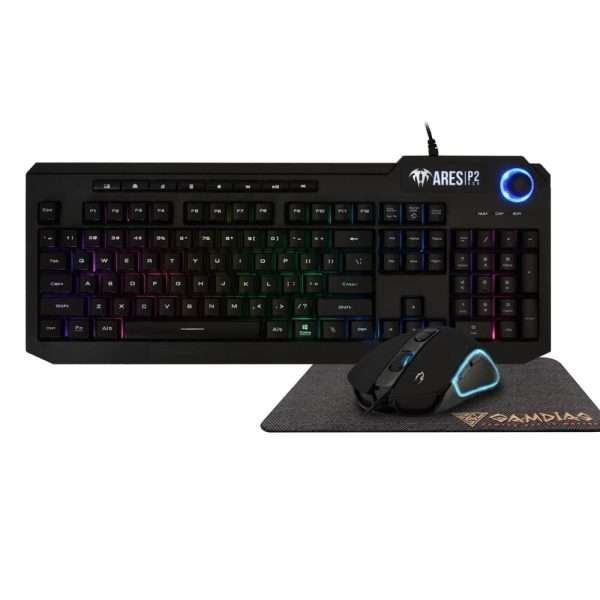 Gamdias Ares M2 and Zeus E2 3 in 1 RGB Gaming Combo